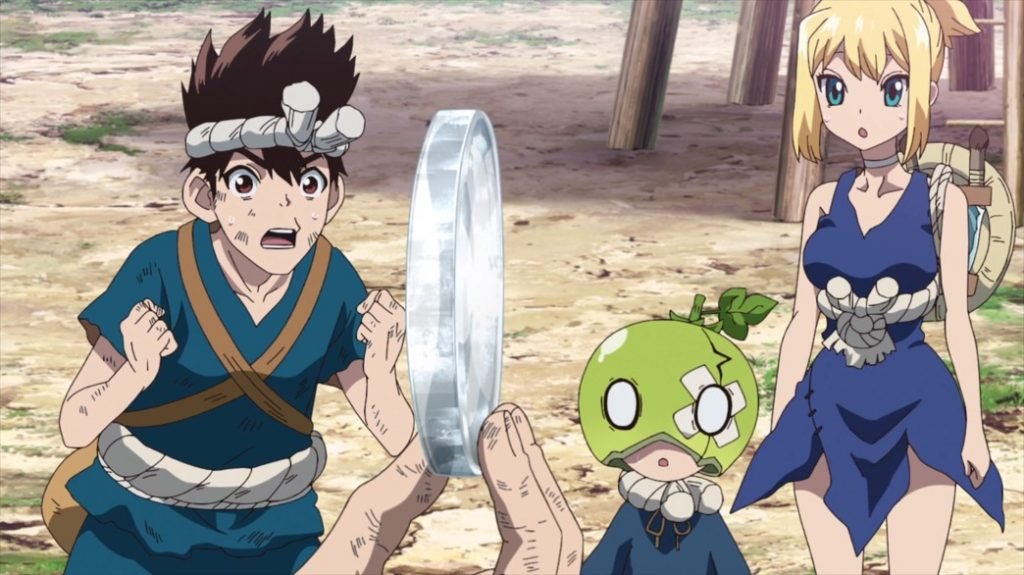 Fabrication du Verre dans Dr Stone